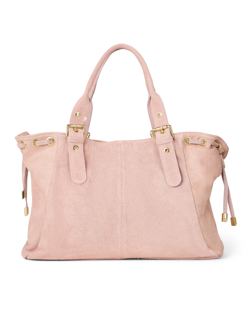 Suède Muse bag vanilla pink