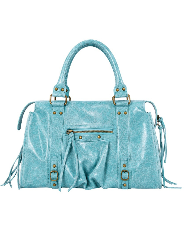 It girl bag “gloss” Teal