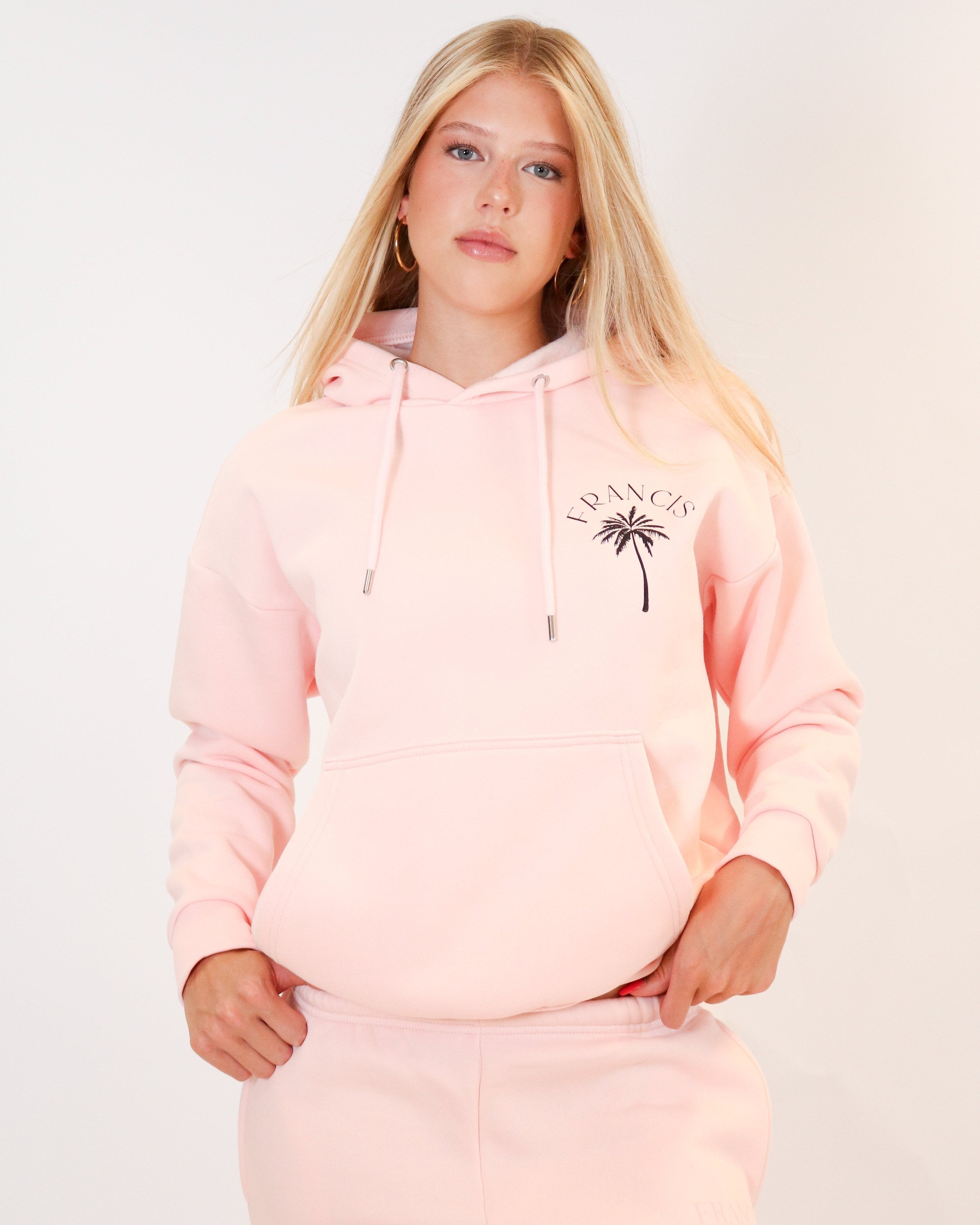 ☆STOCKHOLM SYNDROME☆PALM TREE HOODIE フーディ Palmtree hoodie pink – Francisbyfb
